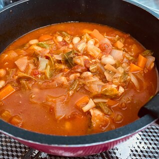 トマト嫌いの子も食べれちゃう！ミネストローネ